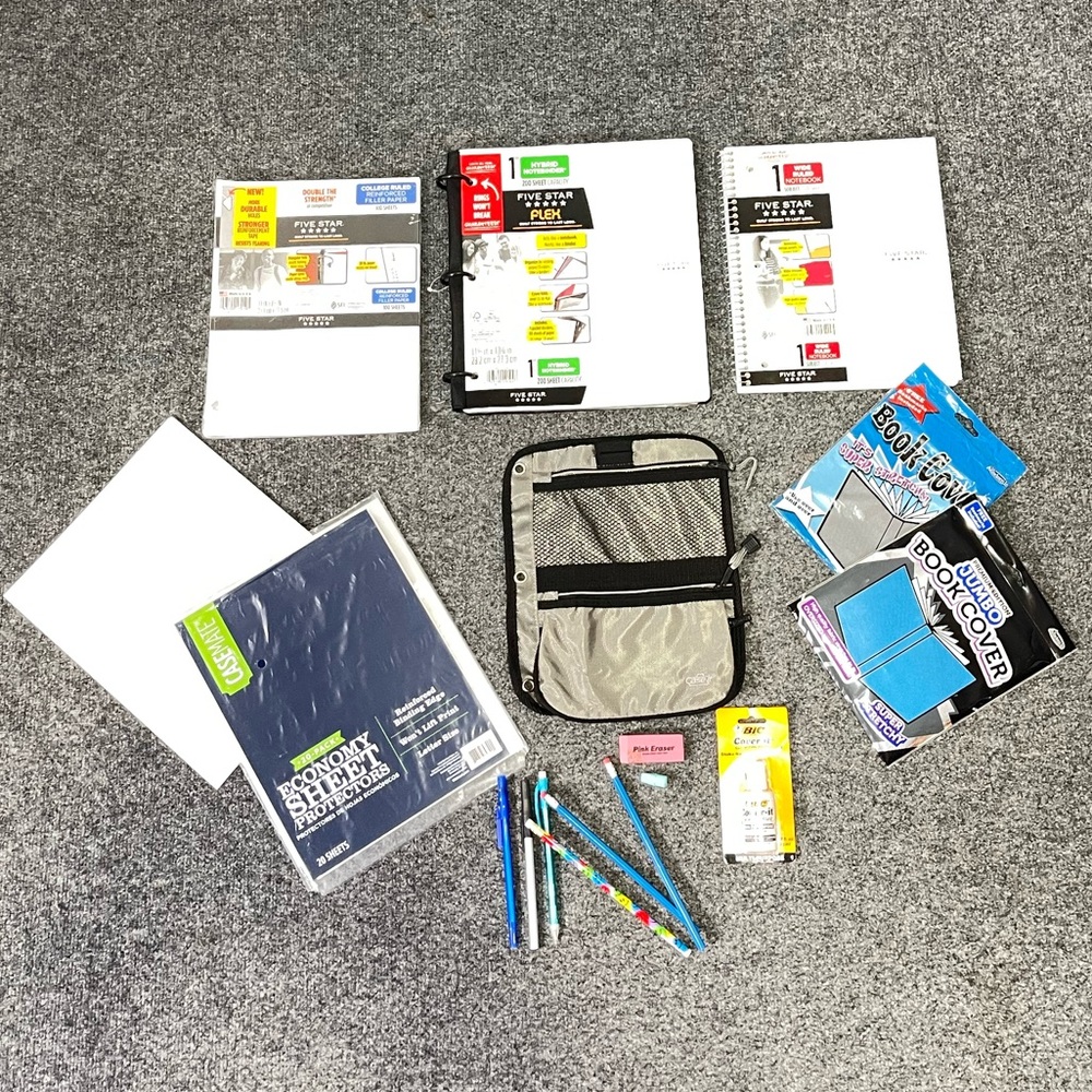 Back to School Essential Supplies Bundle 📓📚✏️
